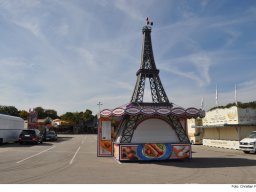 Fotos des Aufbaus des Ingolstädter Herbstvolksfestes 2024