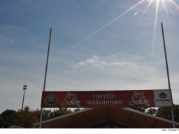 Fotos des Aufbaus des Ingolstädter Herbstvolksfestes 2024