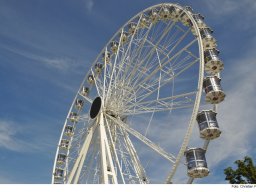 Fotos des Aufbaus des Ingolstädter Herbstvolksfestes 2024