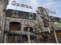 Fotos des Aufbaus des Ingolstädter Herbstvolksfestes 2024