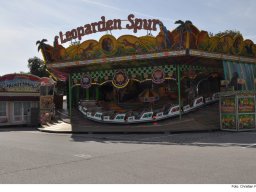 Fotos des Aufbaus des Ingolstädter Herbstvolksfestes 2024