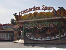 Fotos des Aufbaus des Ingolstädter Herbstvolksfestes 2024