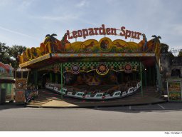 Fotos des Aufbaus des Ingolstädter Herbstvolksfestes 2024