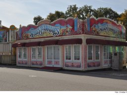 Fotos des Aufbaus des Ingolstädter Herbstvolksfestes 2024