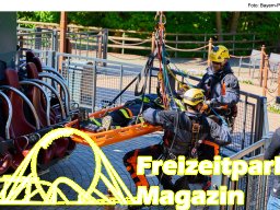 Notfallübung im Bayernpark im April 2025