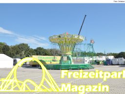 Aufbau des Ingolstädter Herbstvolksfestes 2025