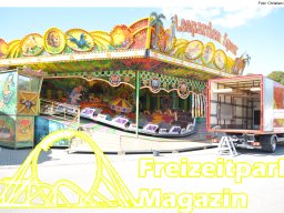 Aufbau des Ingolstädter Herbstvolksfestes 2025