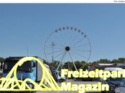 Aufbau des Ingolstädter Herbstvolksfestes 2025