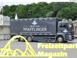 Fotos vom Aufbau des Ingolstädter Pfingstvolksfestes 2025