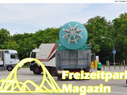 Fotos vom Aufbau des Ingolstädter Pfingstvolksfestes 2025